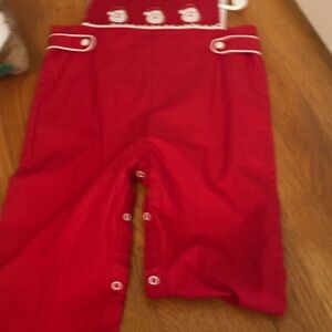 Red Santa Kids Overalls